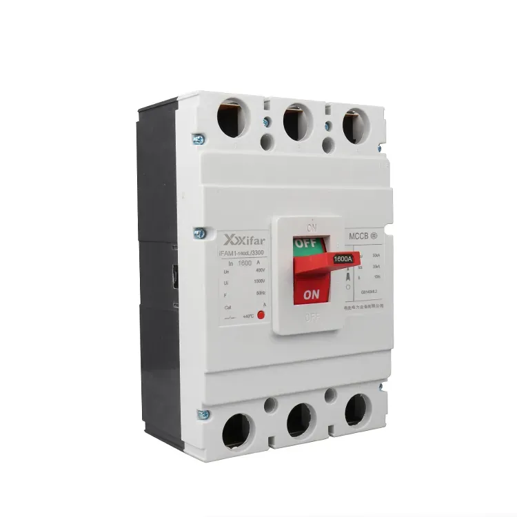 1600 Amp 3 Pole Mccb na may mga Auxiliary Contacts