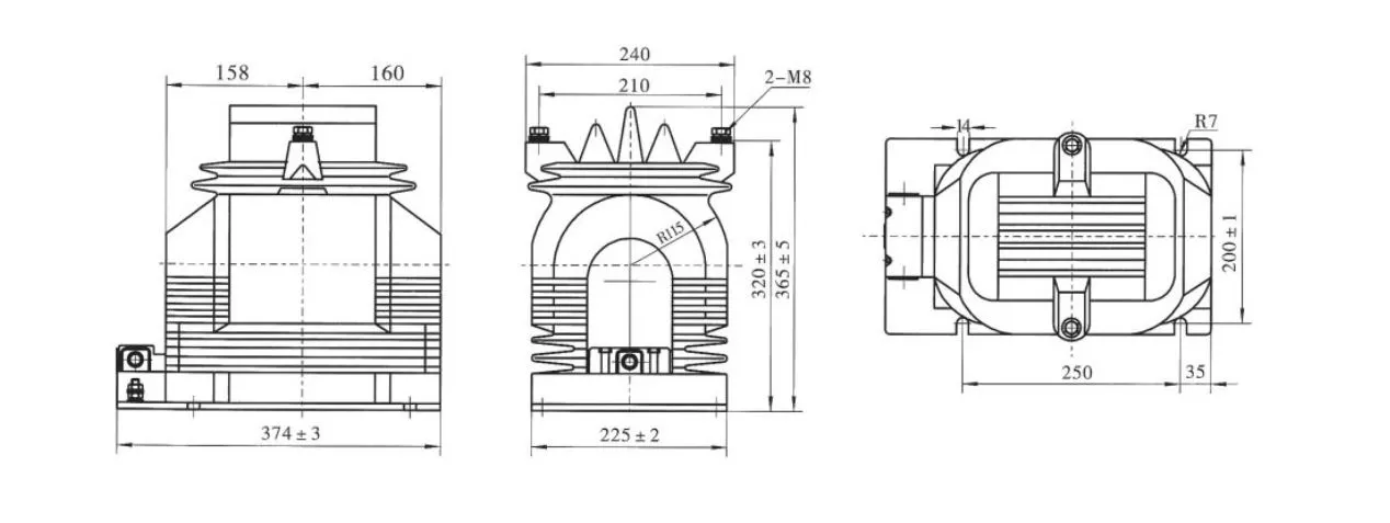 25 Kv Instrument Electromagnetic Pt Potential Transformer